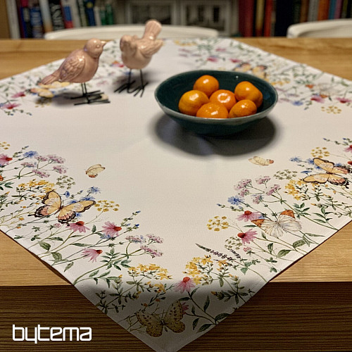 Obrus a šál LUČNÍ MOTÝLI