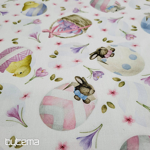 Dekoračná látka CALIMERO S KROKUSMI
