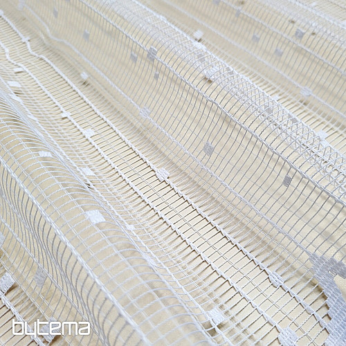 Žakárová záclona V 022 biela