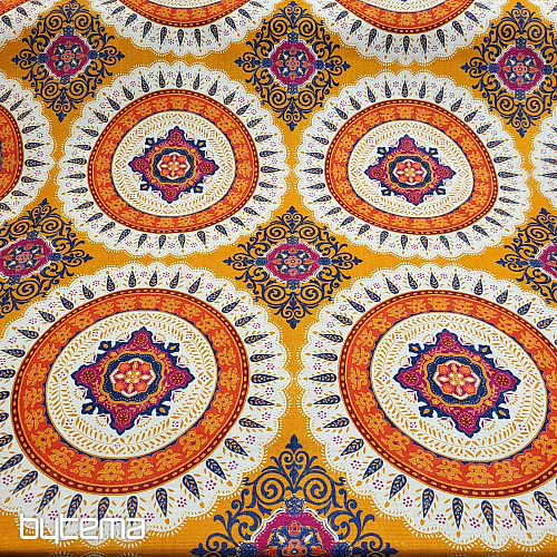 Dekoračná látka INDICKÁ MANDALA