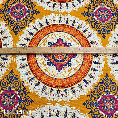 Dekoračná látka INDICKÁ MANDALA