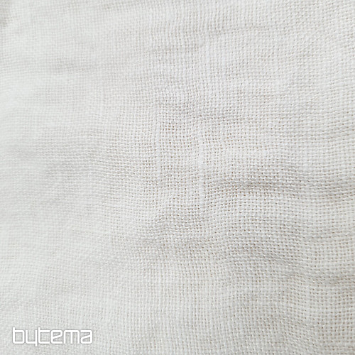 Ľaná látka TEINTURE BIELA