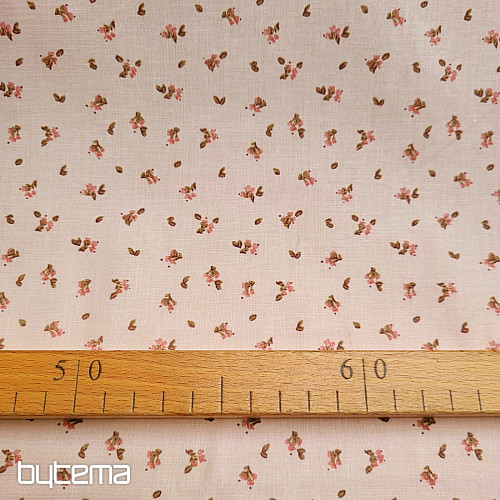 Bavlnená látka HANA RUŽOVÁ