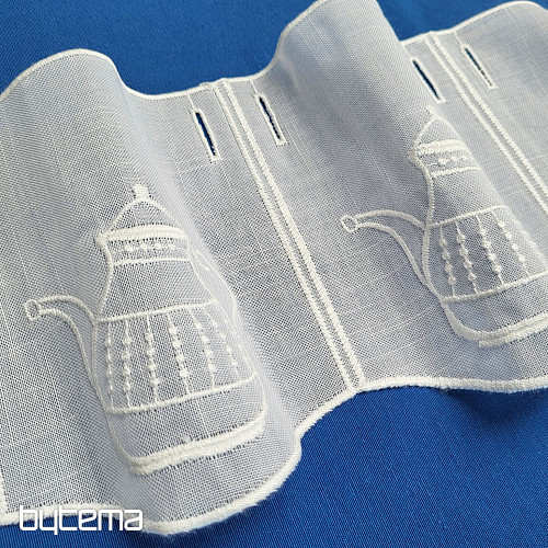 Záclona na vitrážku GERSTER 11679/019/0010 biela