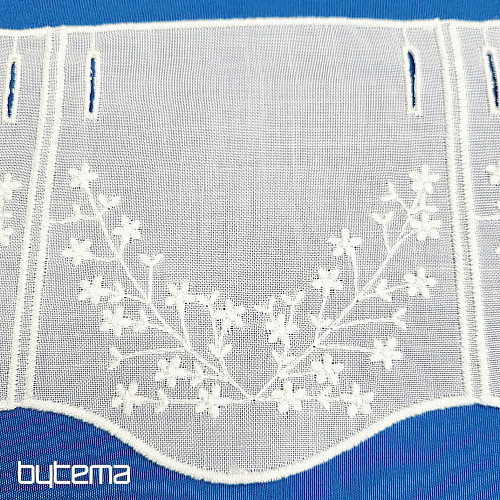 Záclona na vitrážku GERSTER 11706/019/0010 biela