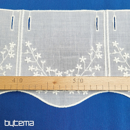 Záclona na vitrážku GERSTER 11706/019/0010 biela