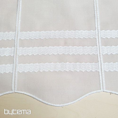 Záclona na vitrážku GERSTER 11611/0010 biela