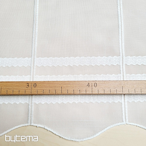 Záclona na vitrážku GERSTER 11611/0010 biela