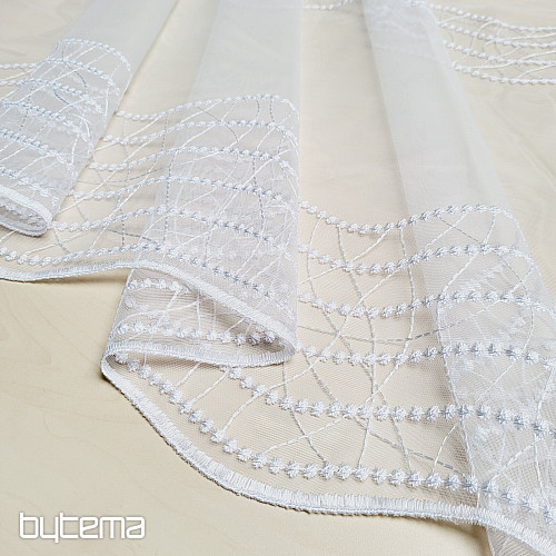 Záclona GERSTER 11590/001 biela