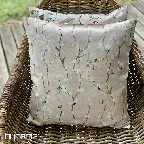 Dekoračná obliečka na vankúš VETVIČKY NOA malé ružové