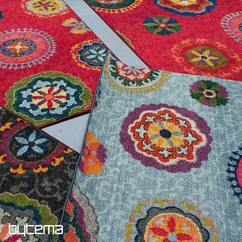 Kusový koberec MANDALY sivomodrý