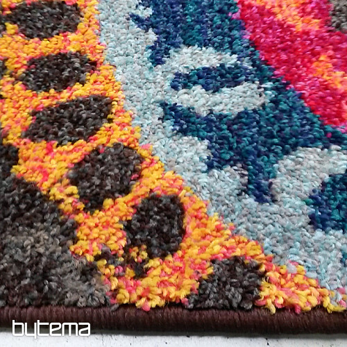 Kusový koberec MANDALY sivomodrý