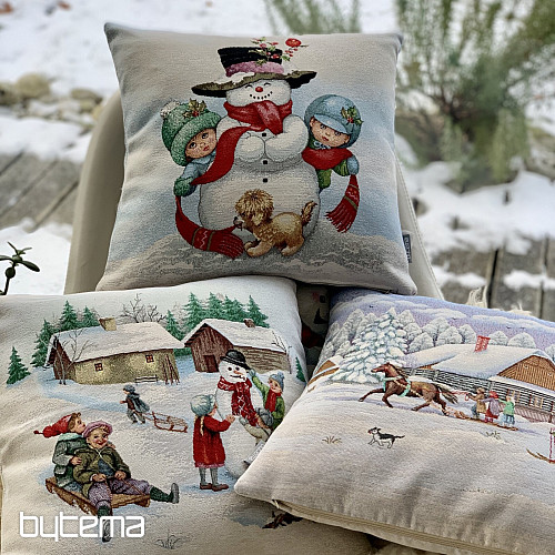 Vianočný gobelínový povlak ZIMNÉ ODPOĽUDNE