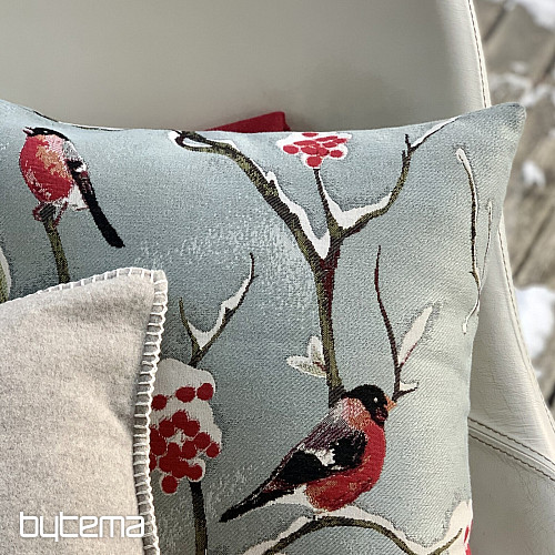 Luxusný vankúš HÝL sivomodrý