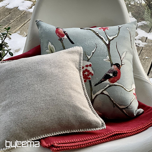 Luxusný vankúš HÝL sivomodrý