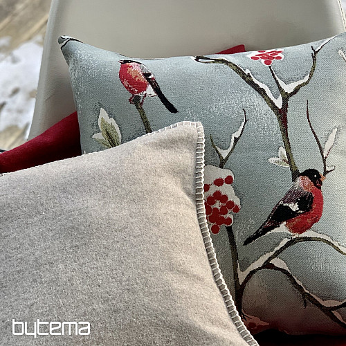 Luxusný vankúš HÝL sivomodrý