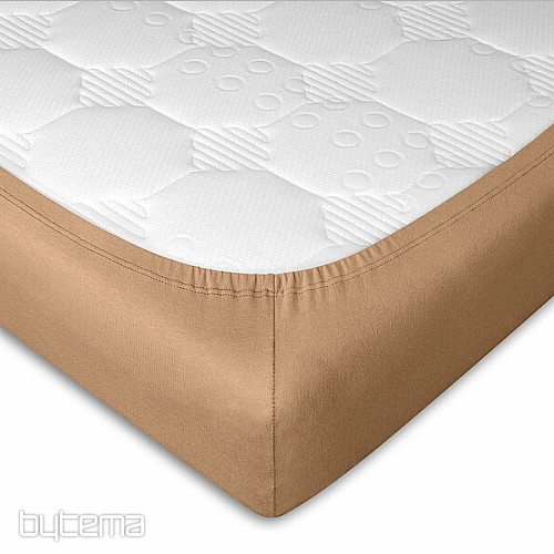 Jersey prestieradlo farba SV. HNEDÉ