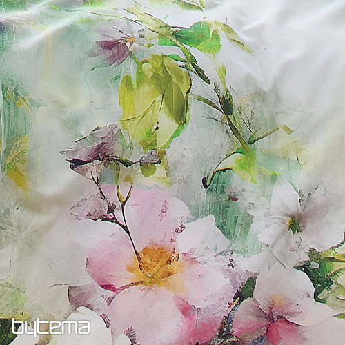 IRISETTE luxusný bavlnený satén TOKIO 8572-30 MONET