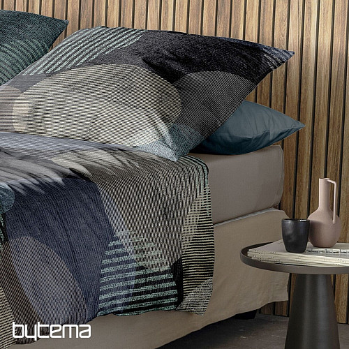 IRISETTE luxusné flanelové obliečky ZOBEL 8553-11 ŠEDÉ KOLESÁ