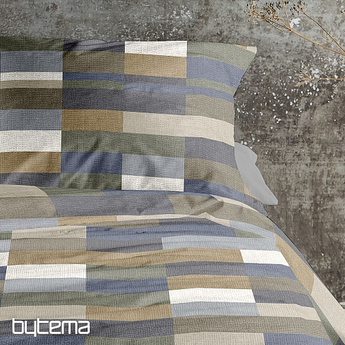 Flanelové obliečky IRISETTE KOALA 8534-90 hnedo modré