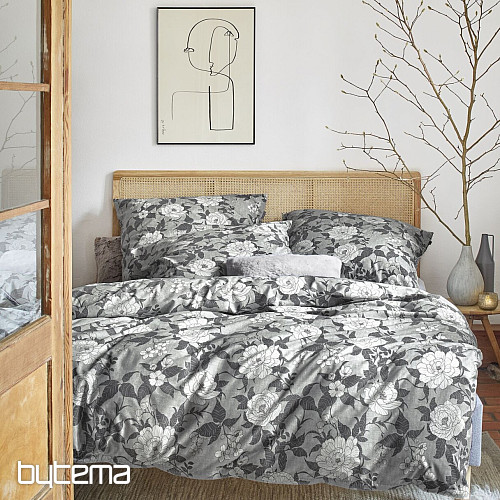 Luxusné flanelové obliečky IRISETTE KOALA 8531-11 sivá
