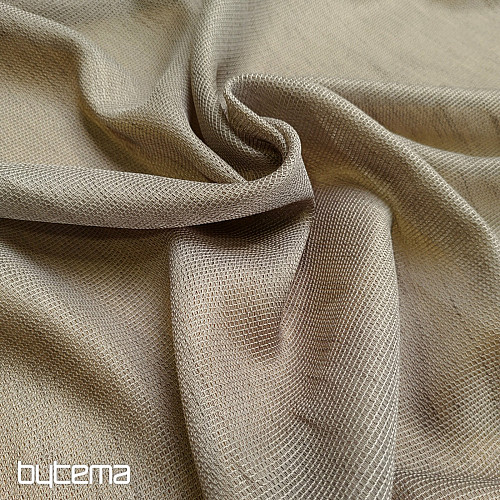 Luxusná záclona GERSTER 11790/40 TM. BÉŽOVÁ