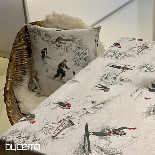 Luxusný obrus a šál SKI ALPINE