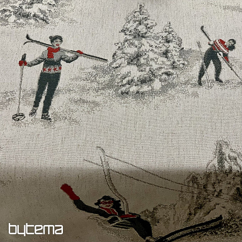 Luxusný obrus a šál SKI ALPINE
