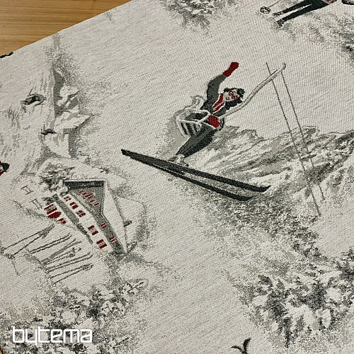 Luxusný obrus a šál SKI ALPINE