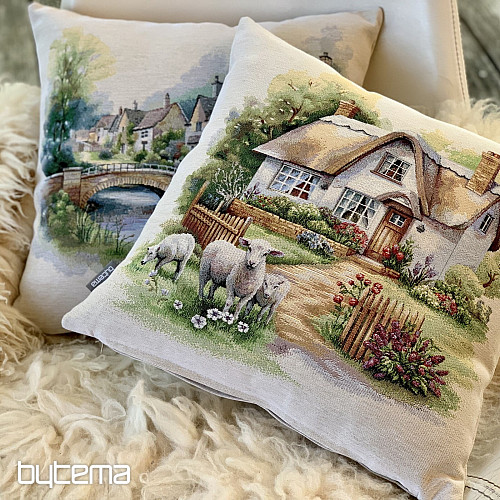 Gobelínový obliečka na vankúš COTSWOLDS OVEČKY