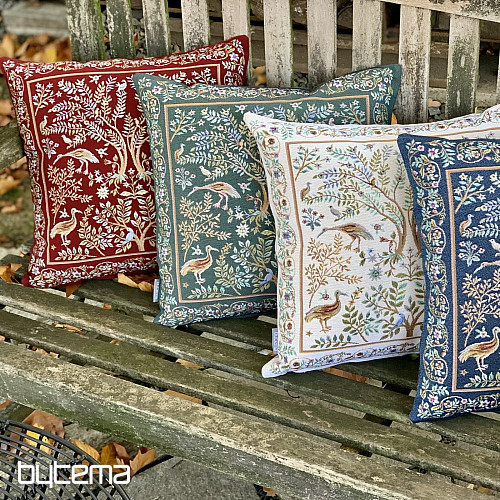 Gobelínový obliečka na vankúš WILLIAM MORRIS zelená