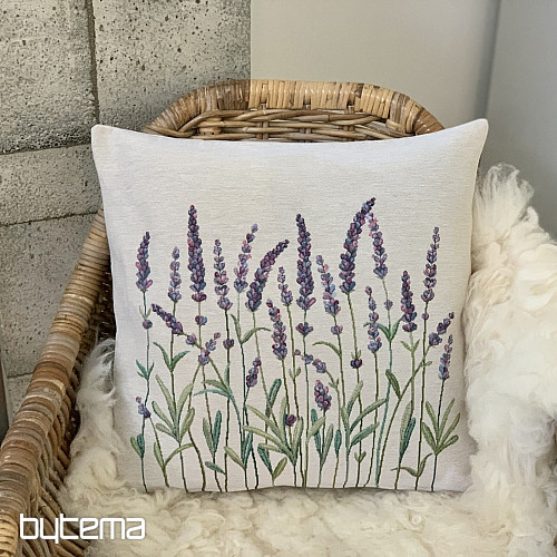 Gobelínový obliečka na vankúš STVOLY LEVANDUĽA