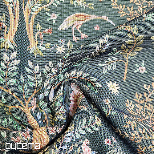 Gobelínová látka WILLIAM MORRIS zelený