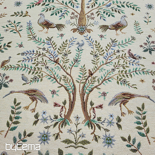 Gobelínová látka WILLIAM MORRIS béžový