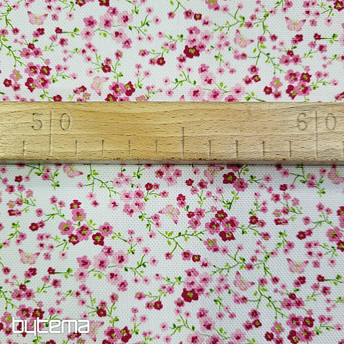 Dekoračná látka MARIPOSA ružová