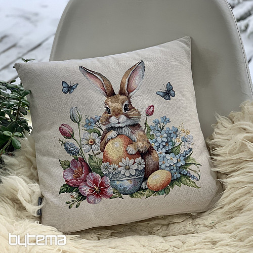 Veľkonočný gobelínový povlak ZAJAC A ŽLTÉ VAJCIA