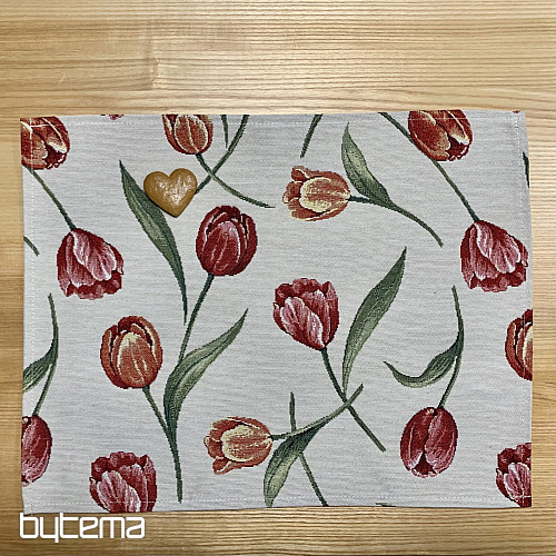 Gobelínová prestierka TULIPÁNY III veľký vzor