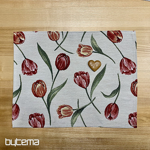 Gobelínová prestierka TULIPÁNY III veľký vzor