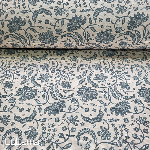 Dekoračná látka TIRIAN MODRÝ