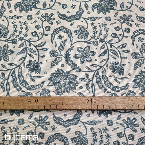 Dekoračná látka TIRIAN MODRÝ