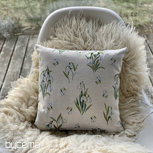 Gobelínový obliečka na vankúš SNOWDROPS