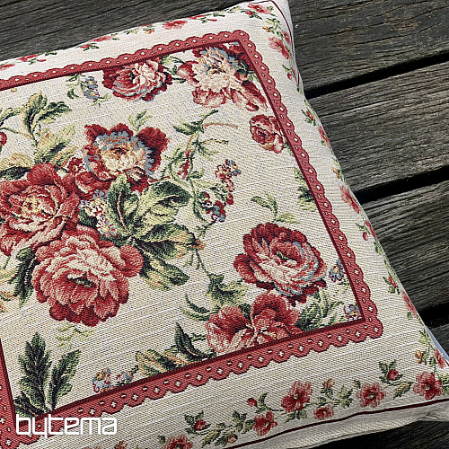Gobelínový povlak VEĽKÁ RUŽA KRAJKA