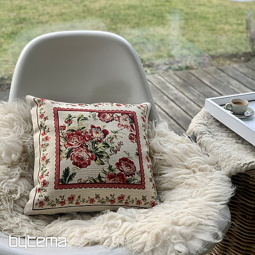 Gobelínový povlak VEĽKÁ RUŽA KRAJKA