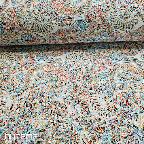 Gobelínová látka FARADAY BÉŽOVÁ