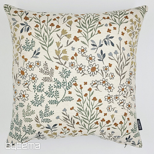Gobelínový obliečka na vankúš GLADIS FLOR modrý