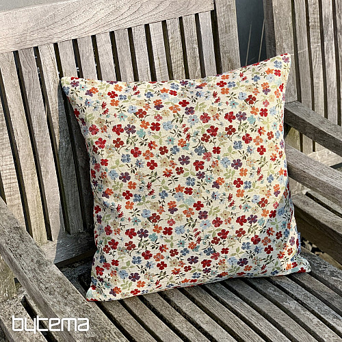 Gobelínový obliečka na vankúš BADI FLOWERS
