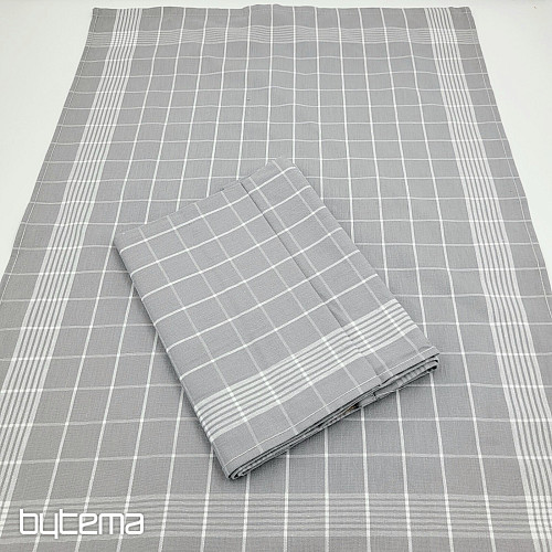 Bavlnené utierky SVETLO ŠEDÉ KÁRO