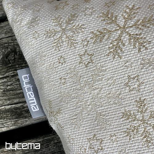 Vianočný dekoračný povlak VLOČKY ZLATÉ