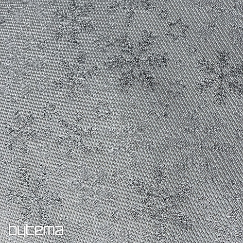 Vianočný dekoračný povlak VLOČKY STRIEBORNÉ