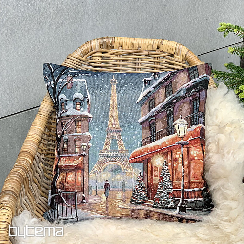 Vianočný gobelínový povlak ZIMNÝ PARÍŽ